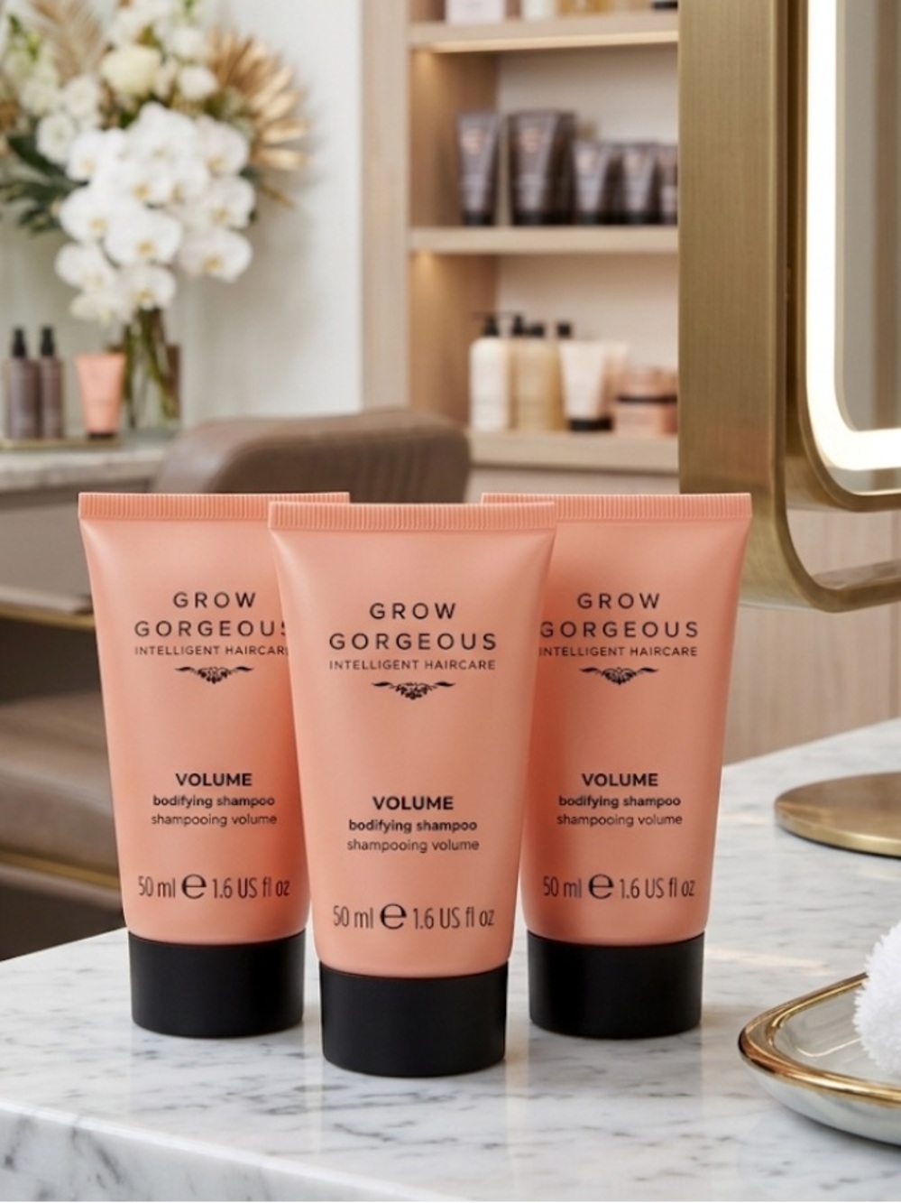 NEW Grow Gorgeous Volume Bodifying Shampoo Bundle